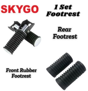 SKYGO EARL 150 Motorcycle Rubber Front And Rear Footrest 1pair Good Quality Accessories