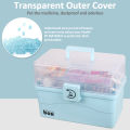 Medicus 3LMB 3 Layer Medicine Box Family Pack Emergency First Aid Kit Box Medicine Storage Box. 