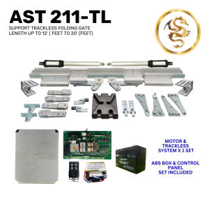 AST 211TL TRACKLESS FOLDING AUTO GATE SYSTEM SET🇲🇾⚡️