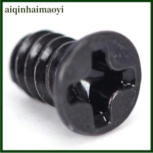 aiqinhaimaoyi 100PCS 3.5” Hard Drive HDD Tray Computer Chassis Hard Disk Black Screw For PC