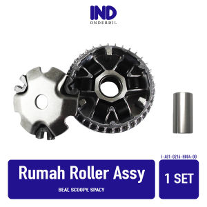 Rumah Roller-Roler Assy-Penutup-Tutup-Slider-Set-Lengkap-Komplit Beat Karbu & Scoopy Carbu & Spacy Karbu