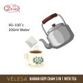 VELESA Hainan Kopi Cham 3 In 1 With Teh Kopi + Teh Segera 海南咖啡茶 (35g x 20 Sachets x 1 Pack). 