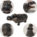 Fish Tank Bubbler Decorations Aquarium Ornament Kit with Air Stone Pump - Hippo Aquarium Decor (9.8ft Tube). 