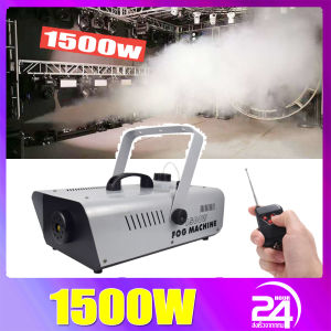 [LIULIU MEI]เครื่องพ่นควัน Smoke 1500 เครื่องทำควัน หมอกควัน ควันไฟ GALAXY ขนาดกำลังวัตต์ 1500วัตต์ **มีไฟ LED** มีรีโมทคอลโทรลไร้สาย ใช้สำหรับร้านอาหาร ผับ งานดนตรี งานคอนเสิร์ต เวทีดนตรี ฝึกซ้อมหนีไฟ ฝึกซ้อมดับเพลิง