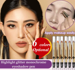 High Gloss Pearl Monochrome Earth Color Waterproof Eyeshadow Pencil