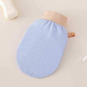 SERENITY 1Pcs Korean Exfoliating Mitt Body Scrubber Bath Washcloth Scrub Mitt for Body Exfoliating Massage Mitt Back Shower Scrubber Glove for Women and Men Dead Skin Remover