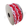 PVC Safety Plastic Chain Red/White Chain (6mm*25m) For Road Safety. 