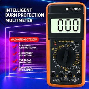 Tulip Home Furnishings Store Digital Multimeter Voltage Current Resistance Continuity Auto Range Lcd Display Fuse Protection Home Electrical Tool