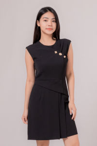 RIMINI - Dress Wanita Tanpa Lengan Bodycon Mini Casual Katun XS-XL - Meitha Dress 85781