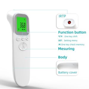 【5 Years Warranty】Temperature Checker Infrared Forearm Gun Baby Thermometer Digital Baby Temperature Scanner Adults & Kids updated model