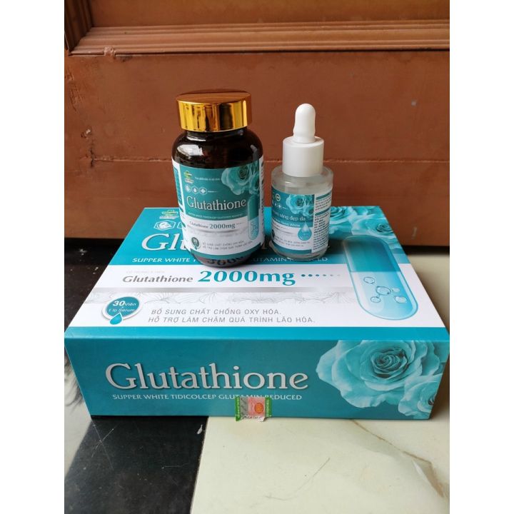 vin ung trng da glutathione 2000mg 2000mg-natural Antioxidant, Anti-aging, Skin Whitening & SMOOTH Vin Ung Trng Da Glutathione