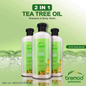 Bremod Tea Tree Oil 2 in 1 Shampoo and Body Wash 400 ml. BR-X012