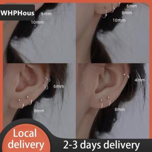 [COD] WHPHous Ship within 24 hours Minimalist Woman Hoop Earrings Small Ear Bone Buckle Simple Fine Jewelry Ear Bone Nail Earrings For Women Ear Hoops Fashion Accessories
