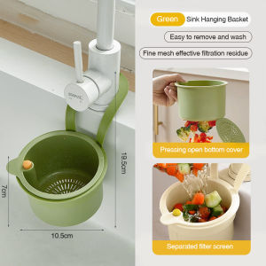 Sink Drain Strainer Press Automatic Dumping Basket Multi-functional Use Filter Net for Tub Kitchen Waste Collector