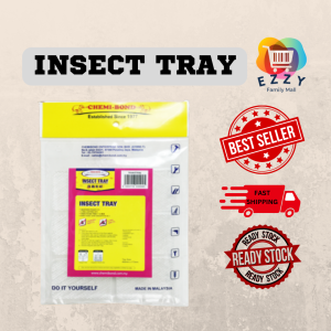 Plant Pests Insect Trap Sticker Tray Do It Yourself Insect Tray Flying Crawling insects houseflies lalat putih lalat rumah cicak kecil