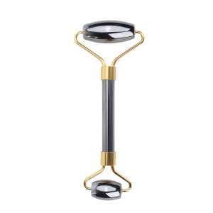 DECINIEE Terahertz Gua Sha Scraper + Facial Roller Massager Set Natural Terahertz Energy Stone Massager Anti Wrinkle Face Lift Massage