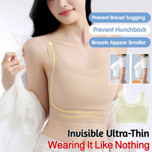 เสื้อชั้นในไร้รอยตะเข็บป้องกันการหย่อนคล้อย ดันทรงขึ้นได้ ชุดชั้นในหนังไร้รอยตะเข็บไม่ทิ้งรอย