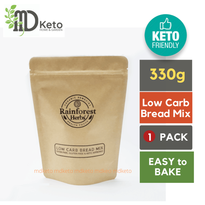 [MD Keto] 330g Rainforest low carb bread mix coconut Flour psyllium
