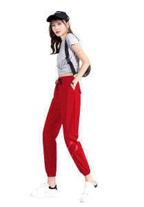 [FreeshipMAX] Q048 - Quần jogger dù co giãn phối 2 vạch lưới xéo thể thao tập gym yoga hay đi chơi dã ngoại đều xinh