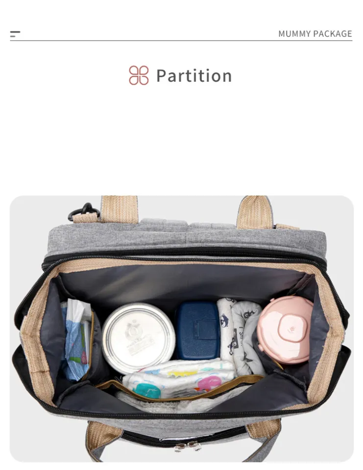 XPERO Diaper Bag BackpackÃ¯Â¼ÂŒMummy Bag with Crib Diaper Bag