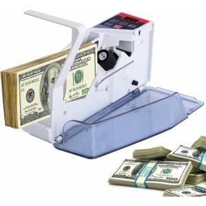 Portable Money Counter Machine Mini Bill Counter Cash Machine Counter Bills Counting Machine Portable Currency Counter Machine