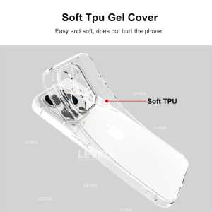 Iphone 15 Pro Iphone 15 Pro Max Premium Tpu 2.0mm Softcase Silikone Super Bening Clear Case Iphone 15 Pro Iphone 15 Pro Max