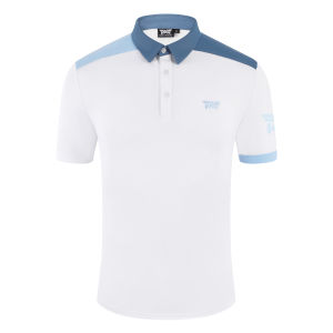 PG Golf Clothing Short-Sleeved T-Shirt Mens Summer Sports Stitching Polo Shirt Comfortable Quick-Drying Jersey#PG22011997