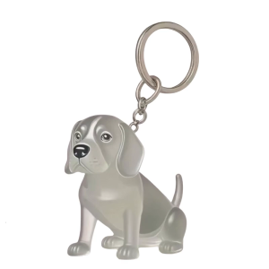 Pet Hair Memorial Keepsakes Bag Charm Miniature Dog Figurine Keychain Cats Furs Collector Storage Box Keyring Gift