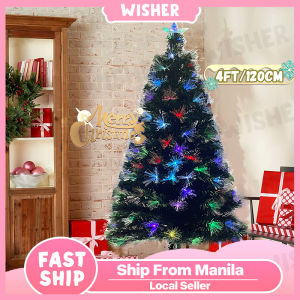 christmas tree with optic lights Christmas Tree120-210cm(4ft-7ft) Artificial Green PVC Fiber Optic Xmas tree