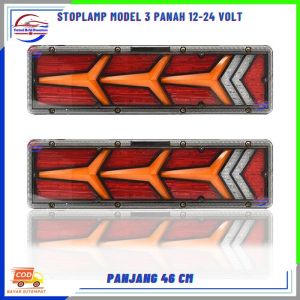 Lampu Variasi Rem Sein Sen Belakang Stoplamp Stop lamp Variasi Mobil Canter Truk Truck 12-24 Volt