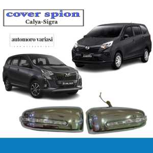 Cover spion Calya Sigra Lampu Mirror Cover Variasi Mobil Chrome