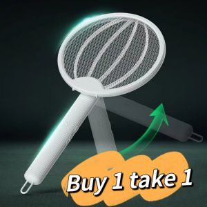 highly efficient mosquito killer mosquito kill lamp rechargeable foldable automatic mosquito killer 4In1 foldable Electric Mosquito Swatter