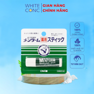 Son dưỡng môi Omi Menturm Nhật Bản chống môi khô nứt nẻ