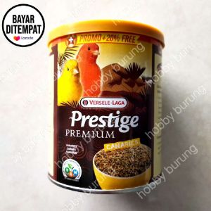 prestige premium canaries prestis kenari pakan burung kenari blackthroat mozambik sanger frinch red siskin bagus sehat bulu rapih gacor dor bunyi berkicau termurah murah meriah terlaris laris manis juara lomba gantangan kemasan kaleng sacset repack 3.3
