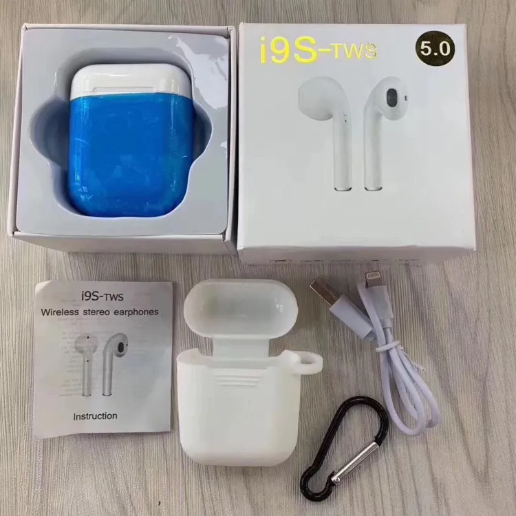 Handsfree Bluetooth I9S TWS Headset I9S Wireless Earphone