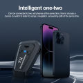 HLINKEY Y06-Max ชุดหูฟังติดมอเตอร์ไซค์,บลูทูธ5.3อัจฉริยะกันน้ำใช้ได้สอง IPX6แบตเตอรี่20ชม. สเตอริโอชุดหูฟังบลูทูธสำหรับมอเตอร์ไซต์ทวิภาคี. 