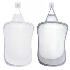 Hanging Laundry hamper Baby Kids Dirty Clothes Hamper Mesh Pop Up Laundry Hamper Used for Bathroom
