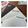 Giấy bìa đen làm nền Scrapbook, album định lượng 250gsm - 300gsm (size 18cm x 26cm or 24cm x 25cm) - Set 10 tờ. 