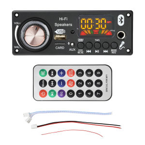 Diymore DC 12V MP3 BT giải mã Board âm thanh trên xe hơi MP3 Bộ giải mã TPA3116D2 bảng khuếch đại 2*100W