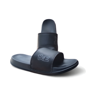 Bie - Sandal Slide Bie Side Genzha Series Red In 1st Gen Black
