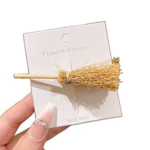 TUmama Ý Tưởng Kỳ Quặc mô phỏng chổi kẹp tóc thú mỏ vịt cô bé dễ thương tóc mái bên kẹp tóc Subnet Mũ kẹp tóc đỏ