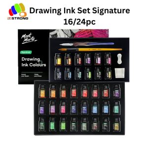 Mont Marte Drawing Ink Set Signature 16pc /24pc x 7ml