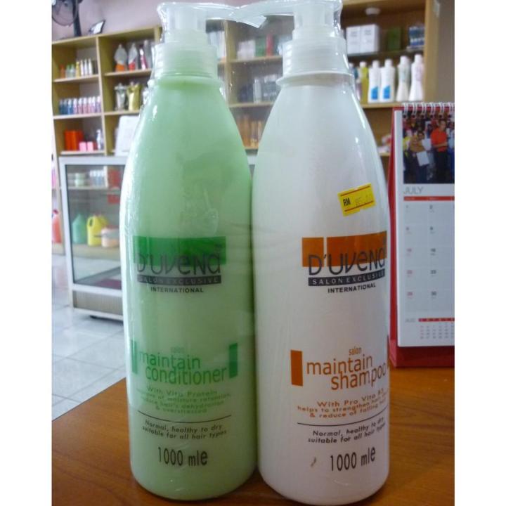 D'Uvena Salon Maintain Shampoo and Conditioner Set