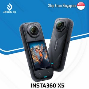 Insta360 X5 8K 360° Ultra HD Action Camera Wireless Built-in Microphone Waterproof Vlogging Cam New - Singapore Stock