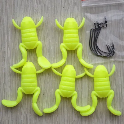 Mồi nhái mềm câu lure lớn 4cm 10g nhỏ 3cm 6.5g cao su dẻo
