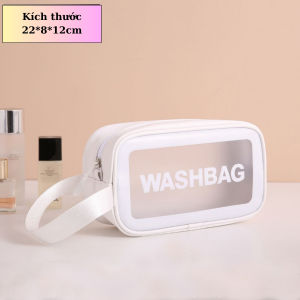Túi Đựng Mỹ Phẩm Trong Suốt WASHBAG - Túi Trang Điểm Du Lịch Đa Năng Nhiều Size Tiện Lợi