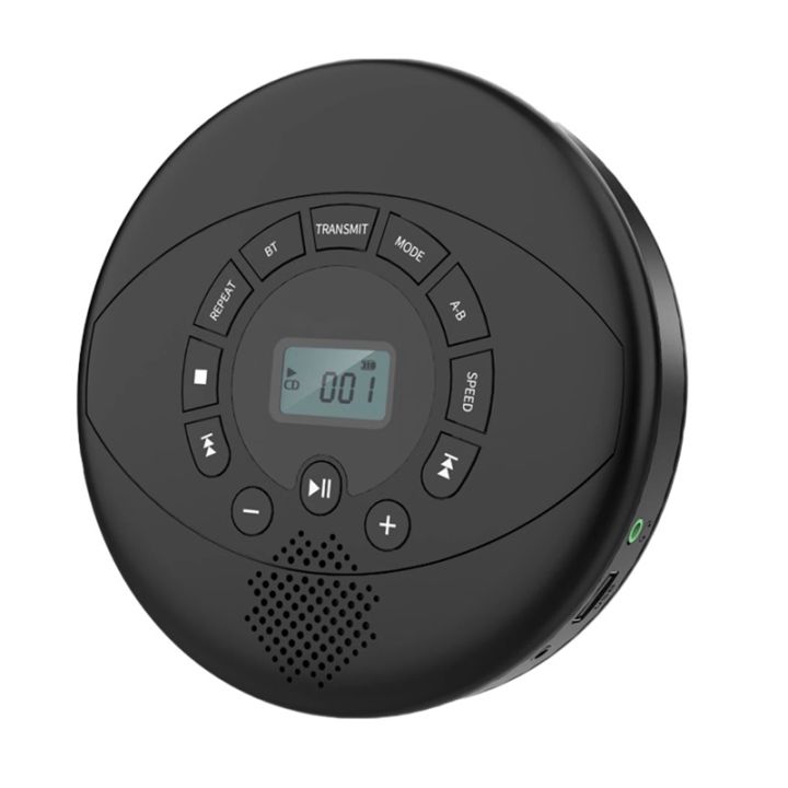 Portable CD Player Walkman Bluetooth CD Walkman Built-in Speaker with ...