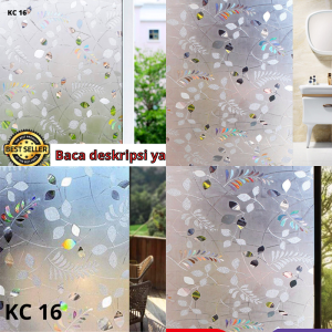 -STIKER STICKER SETIKER KACA PINTU JENDELA SUNBLAST SUNBLAS SANBLAST SANBLAS STIKER WALLPAPER WALL PAPER KACA PREMIUM MOTIF SALJU HITAM PUTIH TULANG SALUR DAUN BUNGA LOTUS BINTANG GARIS GARIS HOLOGRAM DAUN DEKORASI RUMAH PINTU KACA JENDELA KAMAR MANDI
