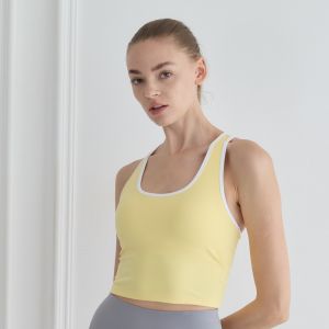 PENNY | Liz Bra  สปอร์ตบรา Two Tones แบบเดินขอบแขน กระชับรองรับแรงกระแทกได้ดี มีฟองน้ำ  / พร้อมส่งจากไทย* 4 สี 4 ไซส์