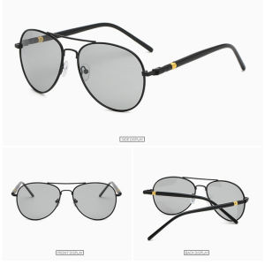 Kacamata Hitam Photocromic Pria Klasik Polarized Anti Radiasi Kaca matahari mengemudi